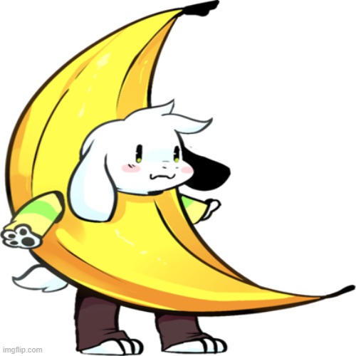 random image of asriel | image tagged in banana asriel | made w/ Imgflip meme maker