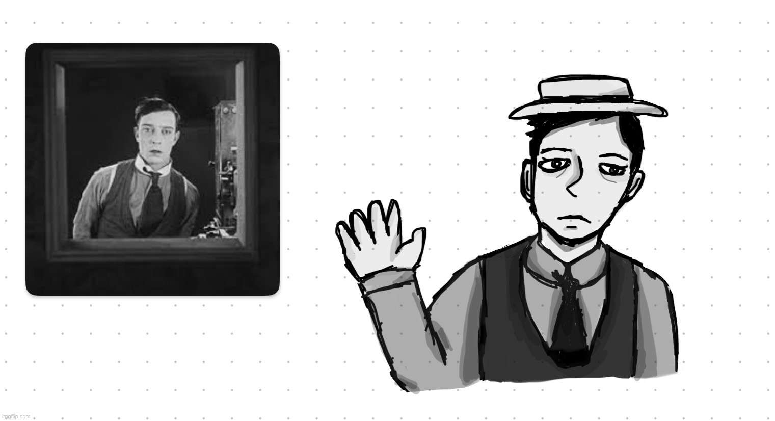 Tried drawing him and i dont really like how it turned out. This is a bad app to draw though so anyway | image tagged in drawing | made w/ Imgflip meme maker