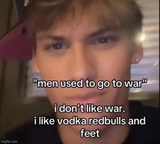 dear future employer/college, I do NOT like feet or vodka redbulls | made w/ Imgflip meme maker