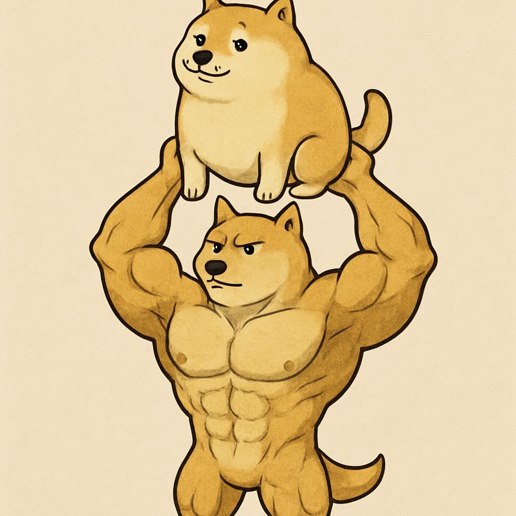 buff dodge supporting Blank Meme Template