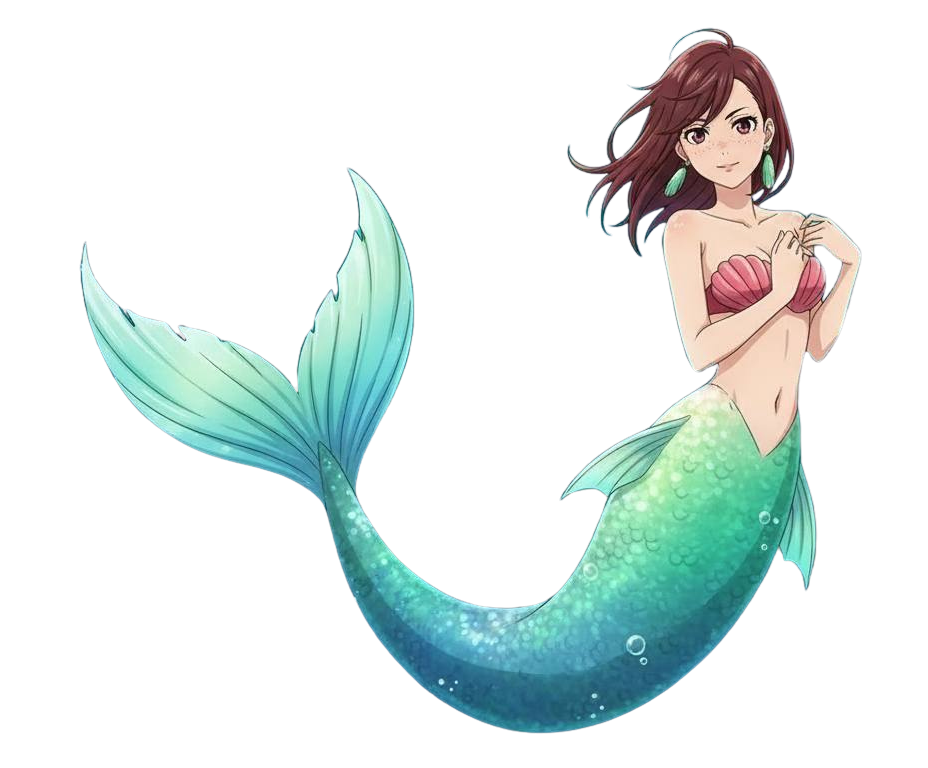 mermaid momo Blank Meme Template