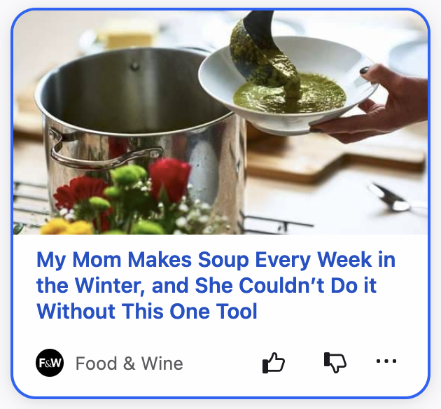Soup Clickbait Blank Meme Template