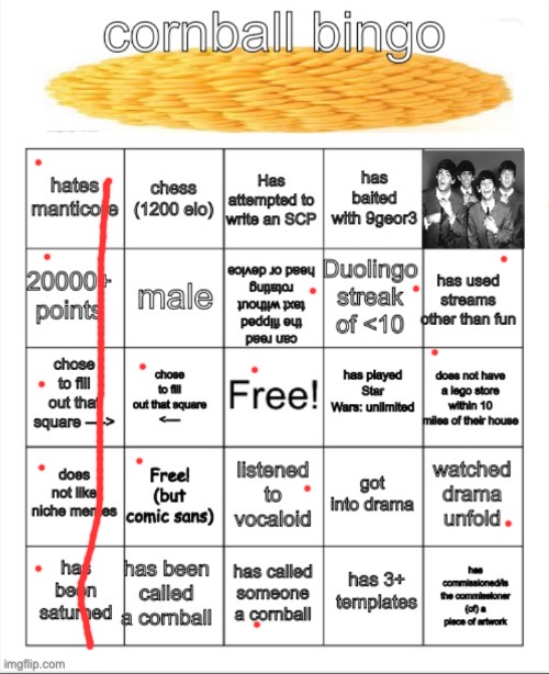 how is any of this cornball tho | image tagged in cornball bingo | made w/ Imgflip meme maker