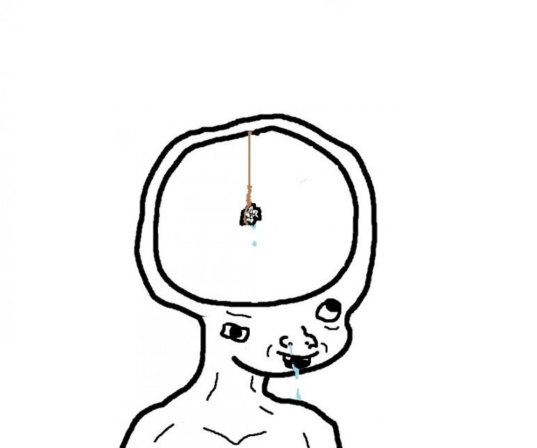 No brain Blank Meme Template