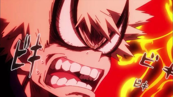 angry bakugo Blank Meme Template