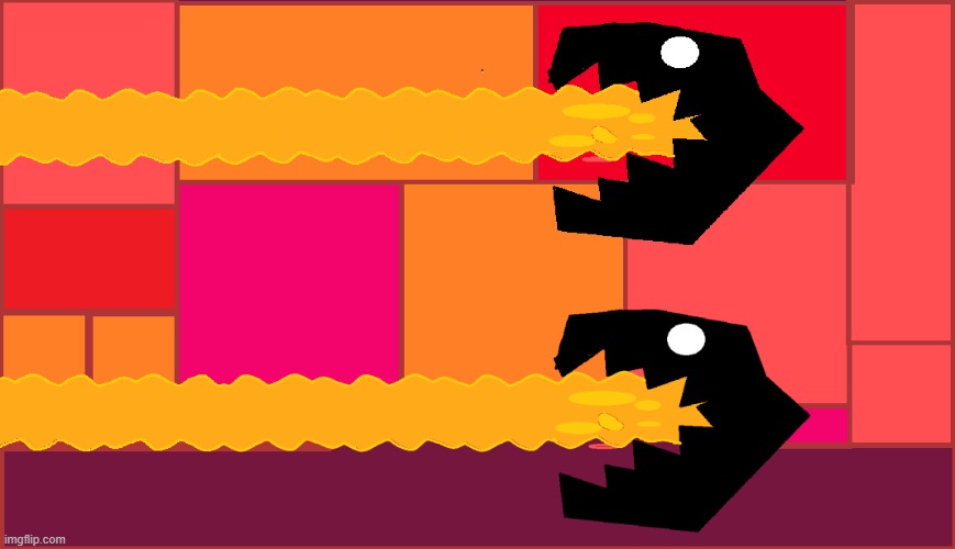 Recreating GD Bosses #2 (The Deadlocked Monsters from "Deadlocked" by RobTop) | made w/ Imgflip meme maker