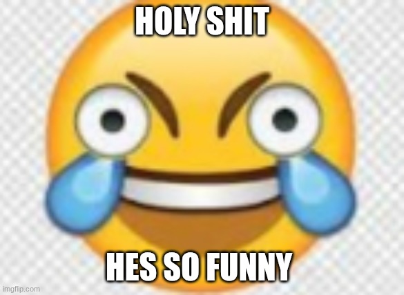 HOLY SHIT HES SO FUNNY | made w/ Imgflip meme maker