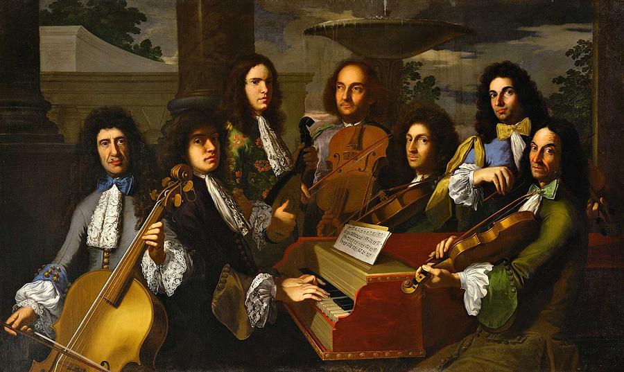 Musicians of Prince Ferdinando de Medici 1685 Blank Meme Template