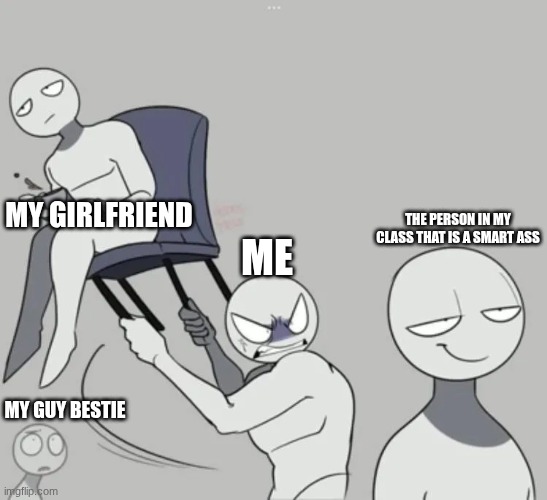 Cheese | MY GIRLFRIEND; THE PERSON IN MY CLASS THAT IS A SMART ASS; ME; MY GUY BESTIE | image tagged in cheese | made w/ Imgflip meme maker