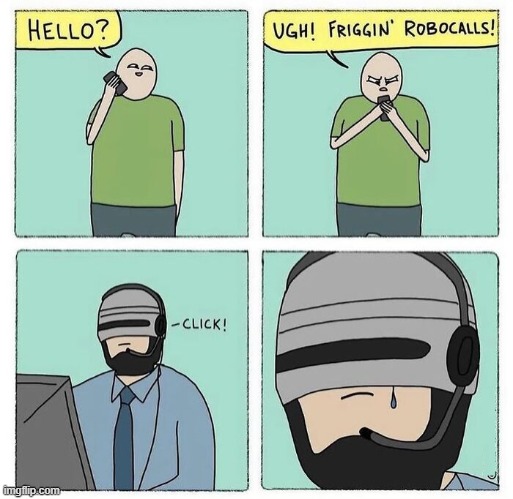 Robocalls | image tagged in comics | made w/ Imgflip meme maker