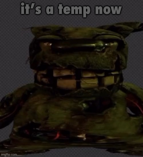 Spingtap | it’s a temp now | image tagged in spingtap | made w/ Imgflip meme maker