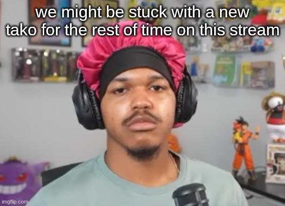 wackawackamun | we might be stuck with a new tako for the rest of time on this stream | image tagged in wackawackamun | made w/ Imgflip meme maker