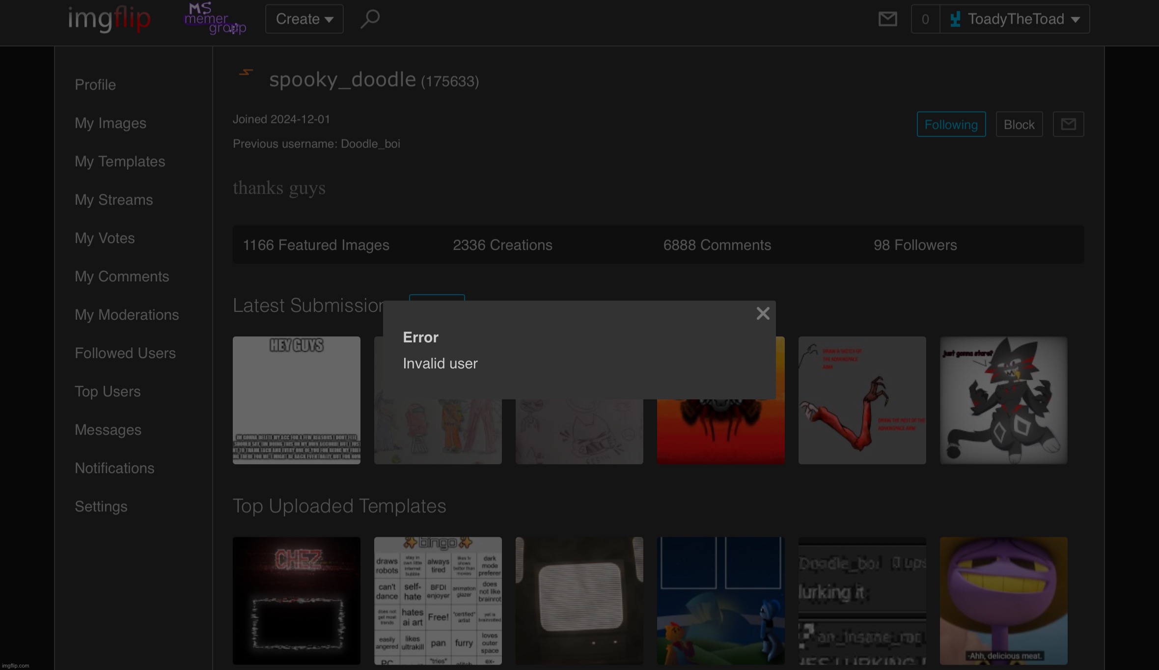 doodle deleted :( | made w/ Imgflip meme maker