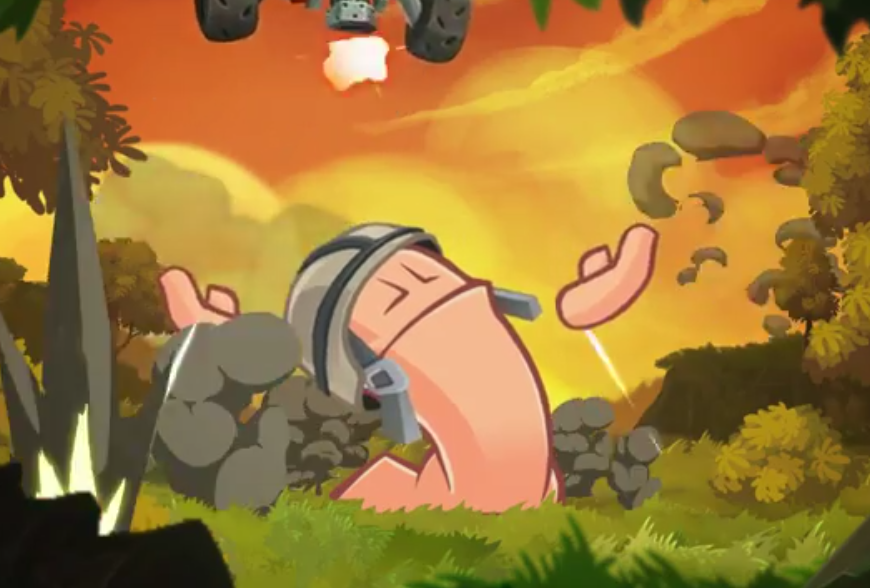 Spread Arms War Worm Blank Meme Template