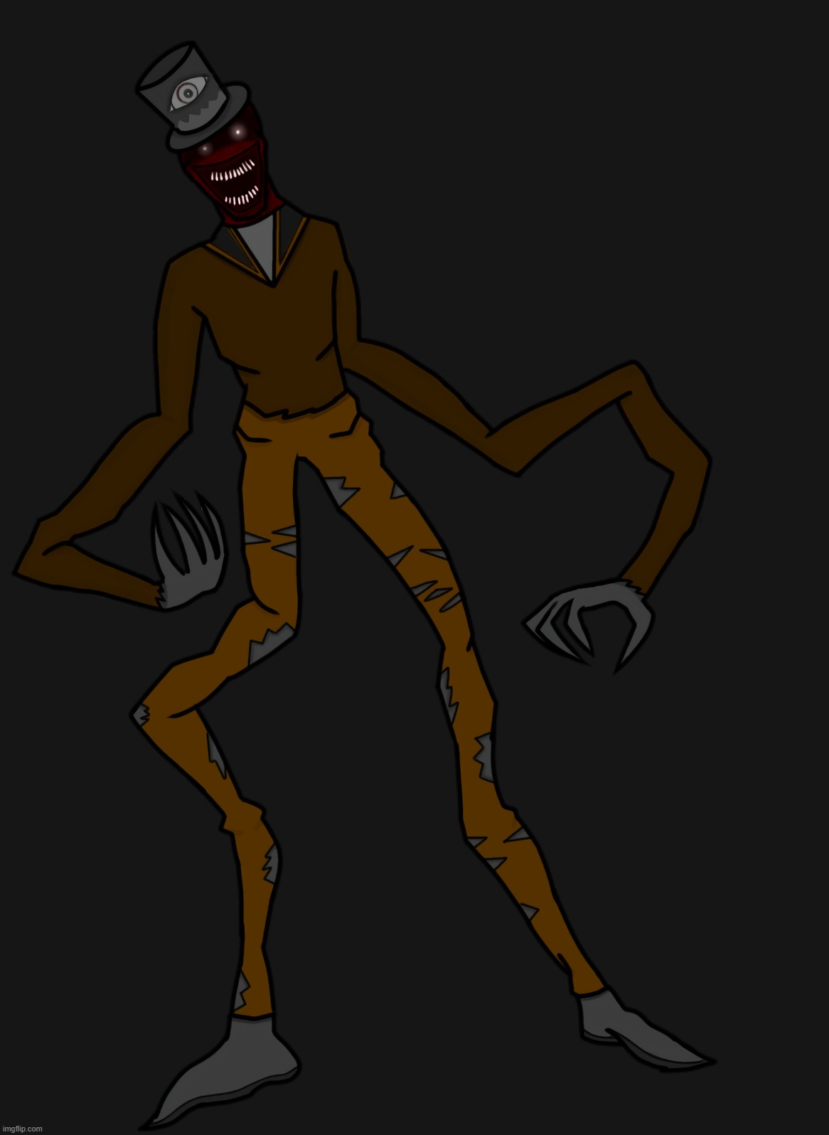 There lived a crooked man, who made a crooked deal... | image tagged in fanart | made w/ Imgflip meme maker