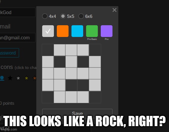 THIS LOOKS LIKE A ROCK, RIGHT? | made w/ Imgflip meme maker