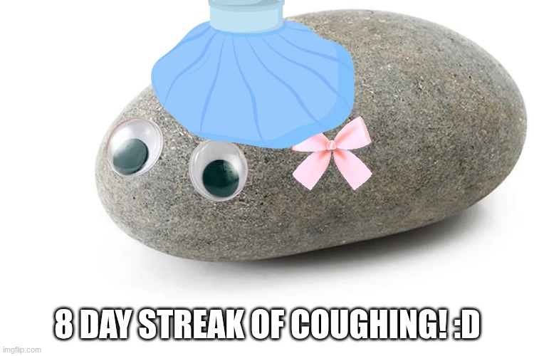 On the bright side, the gruff invoice helps me match my halloween character!!! (Mafioso) | 8 DAY STREAK OF COUGHING! :D | made w/ Imgflip meme maker