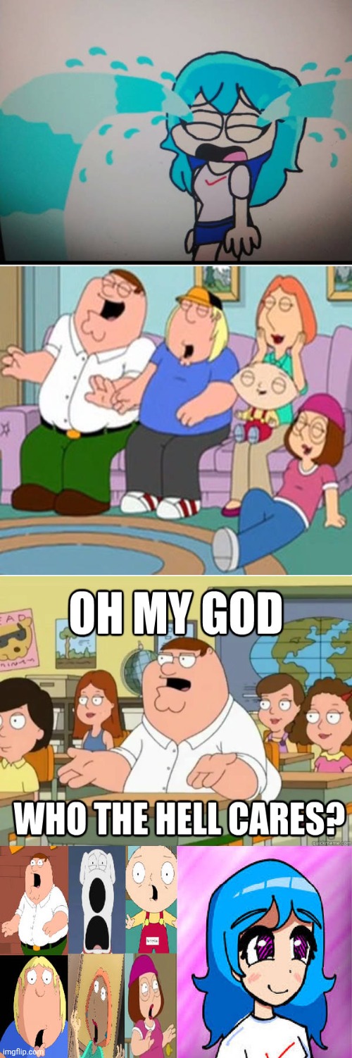 How we actually react to a fill in meme | image tagged in ruin this fill in meme 349,peter griffin,family guy,deviantart,cringe,why are you reading the tags | made w/ Imgflip meme maker