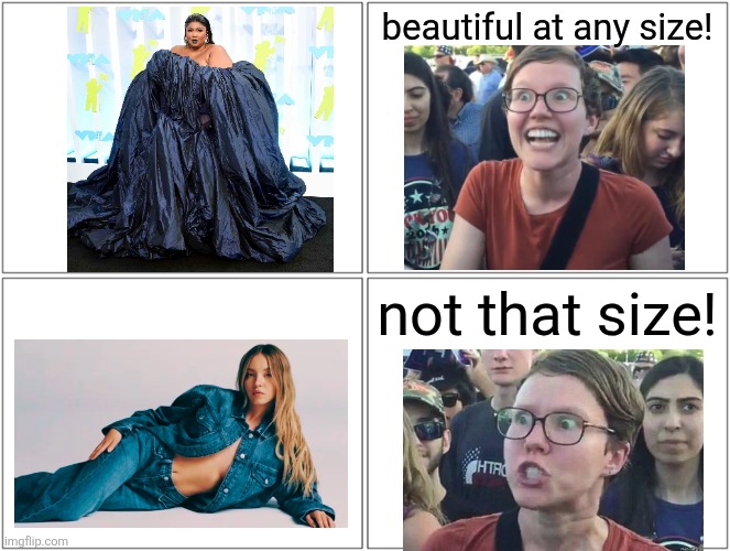 Blank Comic Panel 2x2 Meme | beautiful at any size! not that size! | image tagged in memes,blank comic panel 2x2 | made w/ Imgflip meme maker