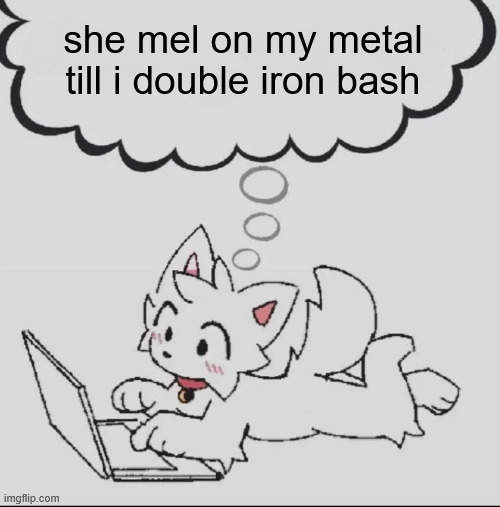 s | she mel on my metal till i double iron bash | image tagged in huh guh hwuh | made w/ Imgflip meme maker