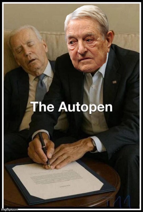 Biden Autopen Blank Meme Template