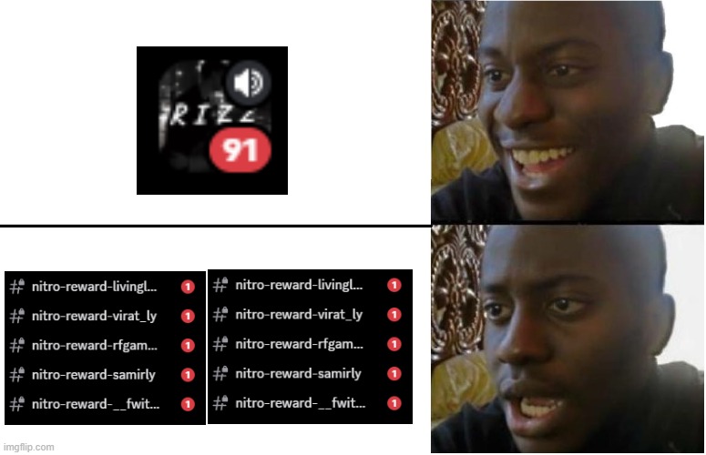 Disappointed Black Guy | image tagged in disappointed black guy | made w/ Imgflip meme maker