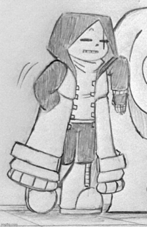 High Quality Epic! Sans standing Blank Meme Template