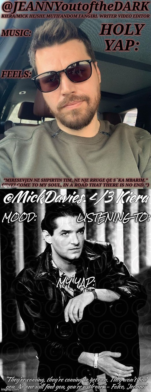 image tagged in jo2td alban skenderaj,mickdavies falco | made w/ Imgflip meme maker