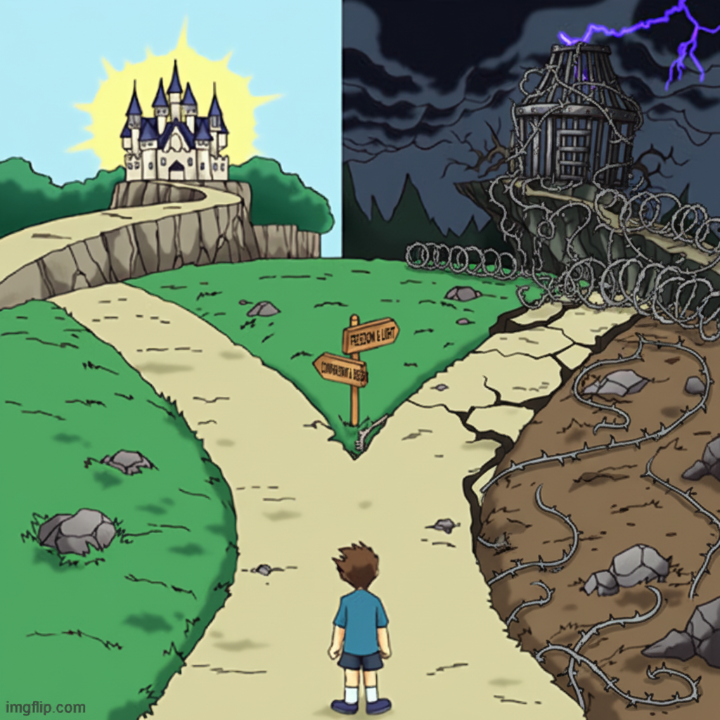 two castles prison Blank Meme Template