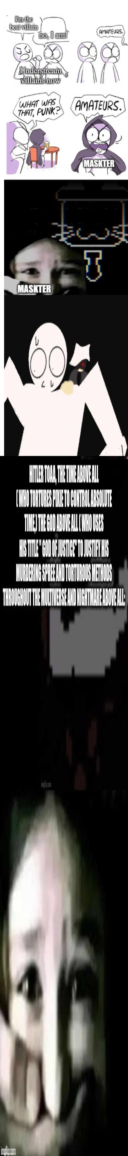 Systems and wubbocs OCs are cooked how can you fight a multiversal threat and a guy who controls time?! | made w/ Imgflip meme maker