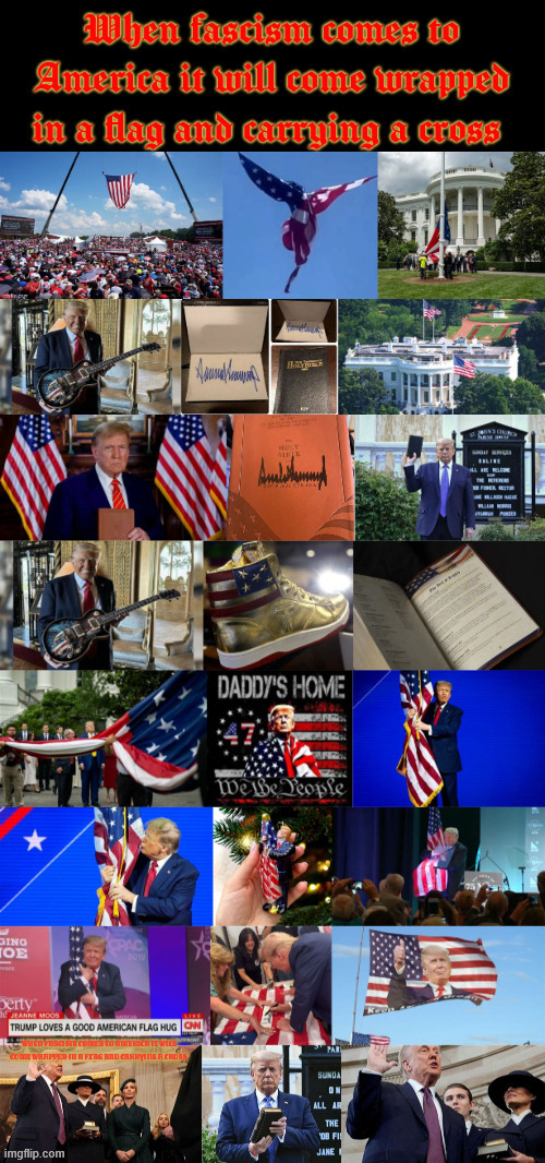 When fascism comes to America | image tagged in when fascism comes to america,orwell,fascist,maga monarchy,non-convicted traitor,loop hole ahole | made w/ Imgflip meme maker