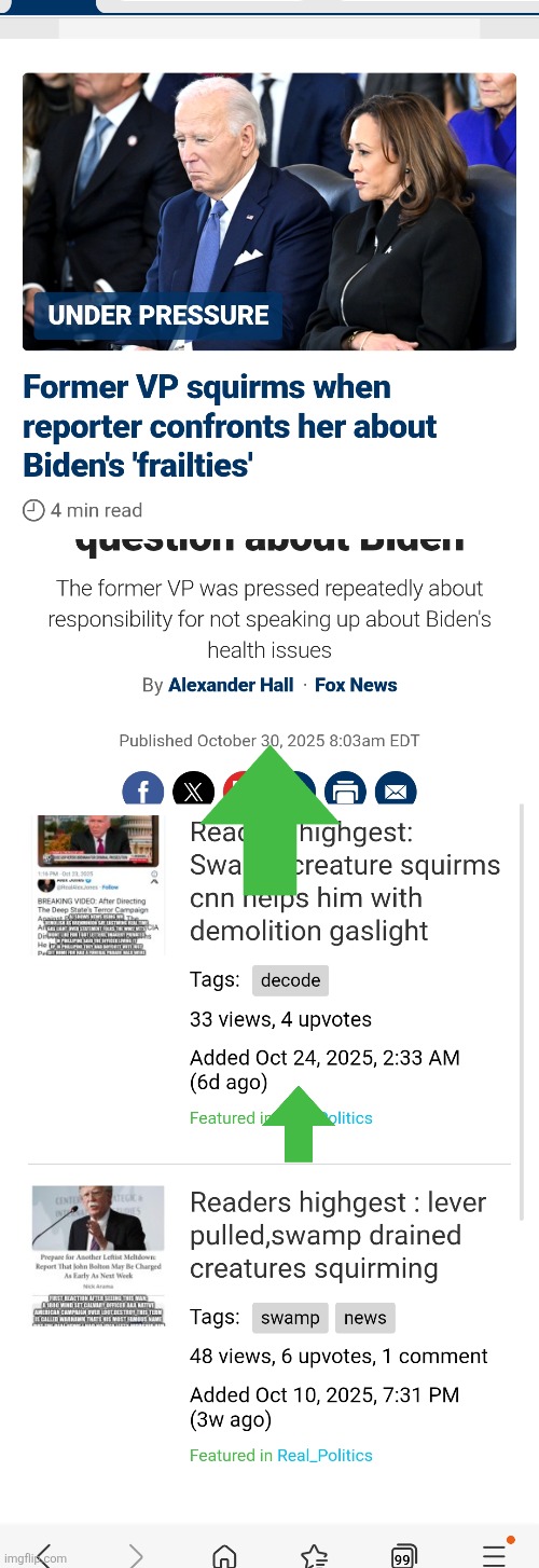 There caught! Demonrats With out teleprompter are squirming at truth! | image tagged in demonrat | made w/ Imgflip meme maker