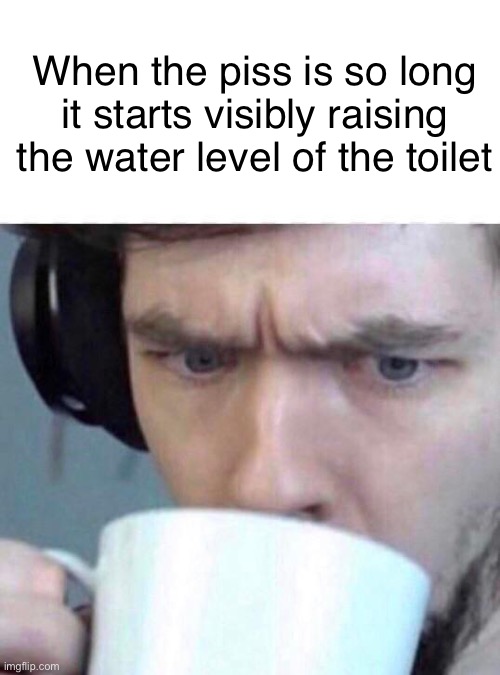 Concerned Sean | When the piss is so long it starts visibly raising the water level of the toilet | image tagged in concerned sean | made w/ Imgflip meme maker