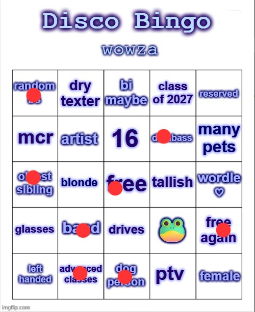 No bingo for me | image tagged in disco bingo but uhhh something | made w/ Imgflip meme maker