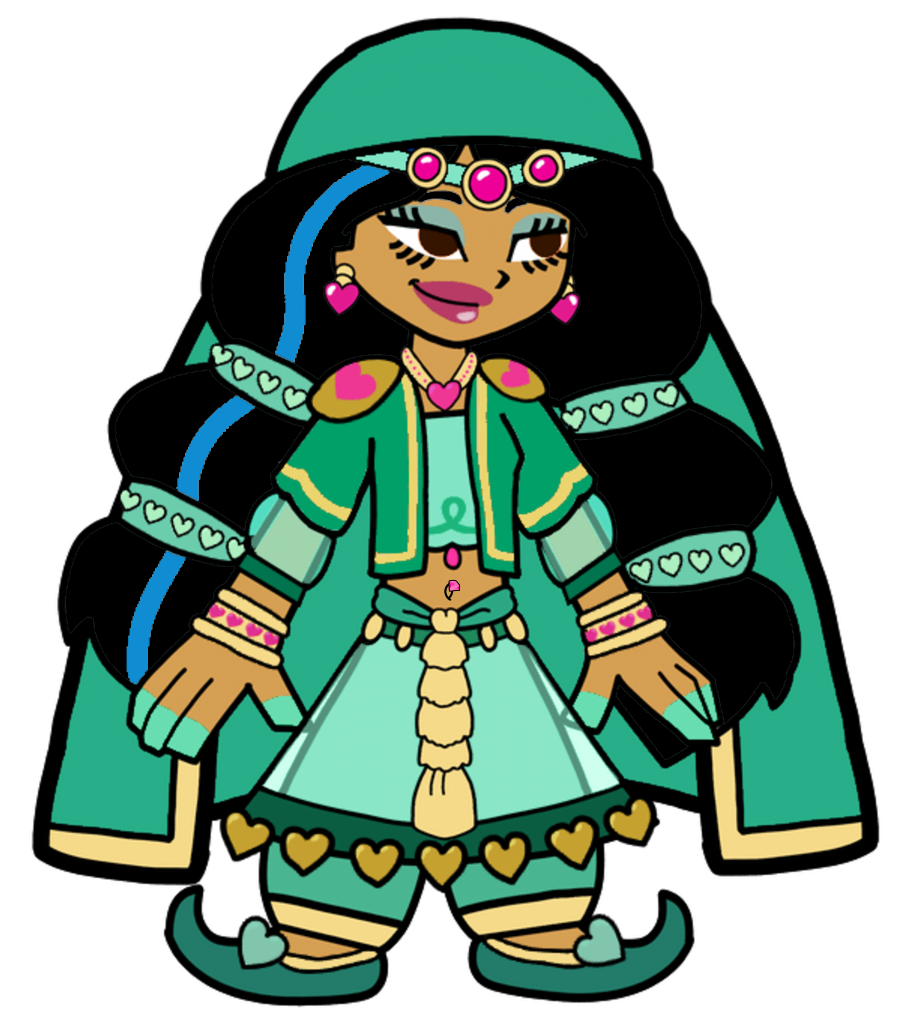 Princess Jasmine (Arabic Girl) Blank Meme Template