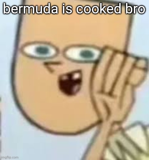 cody | bermuda is cooked bro | image tagged in cody | made w/ Imgflip meme maker