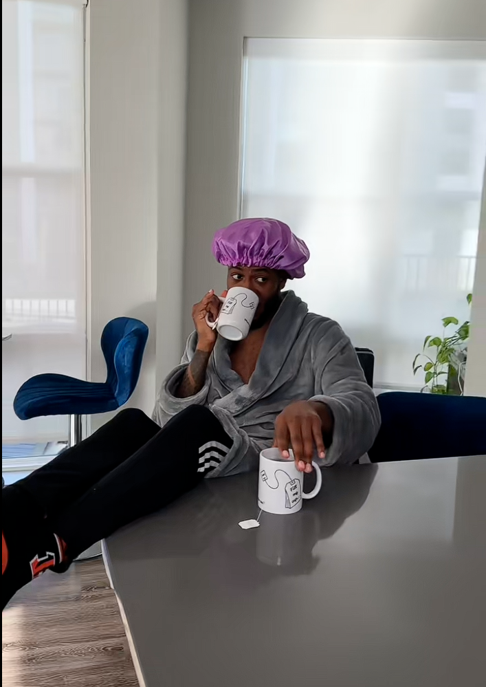 High Quality Spill the tea Blank Meme Template