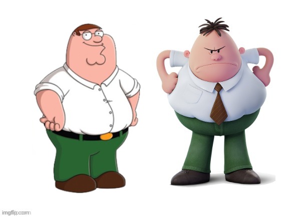 That means that Peter Griffin is Captain Underpants as well. | image tagged in peter griffin,mr krupp,guys i have a theory | made w/ Imgflip meme maker
