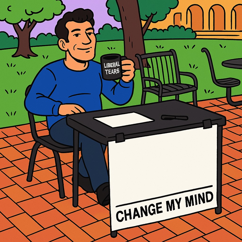 change my mind comic Blank Meme Template