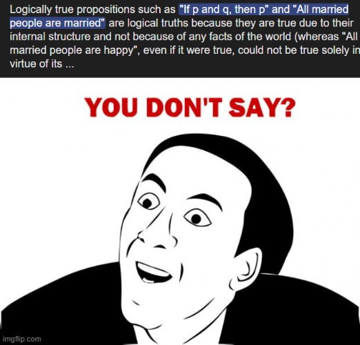 image tagged in memes,you don't say | made w/ Imgflip meme maker