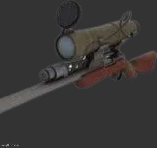 image tagged in sniper rifle | made w/ Imgflip meme maker