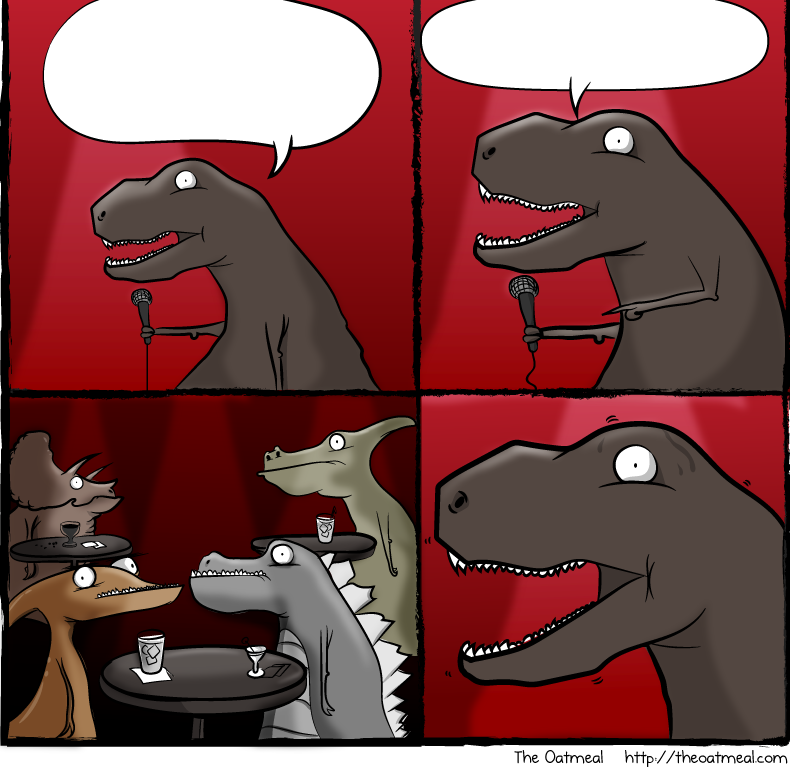 dinos with punchlinos Blank Meme Template
