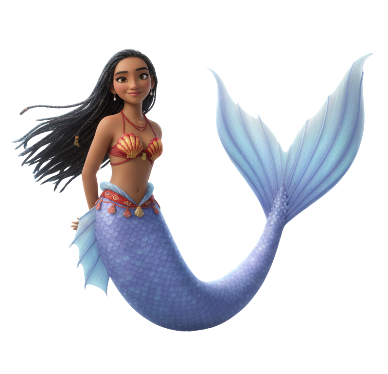 mermaid asha Blank Meme Template