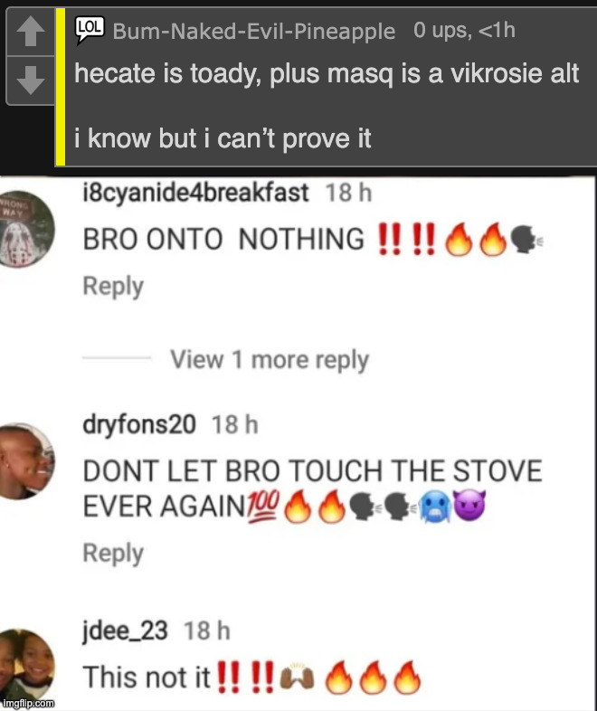 image tagged in bro onto nothing | made w/ Imgflip meme maker