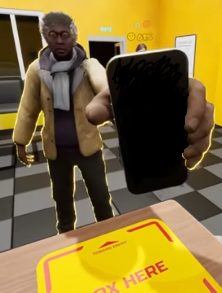 High Quality SMii7y phone guy Blank Meme Template