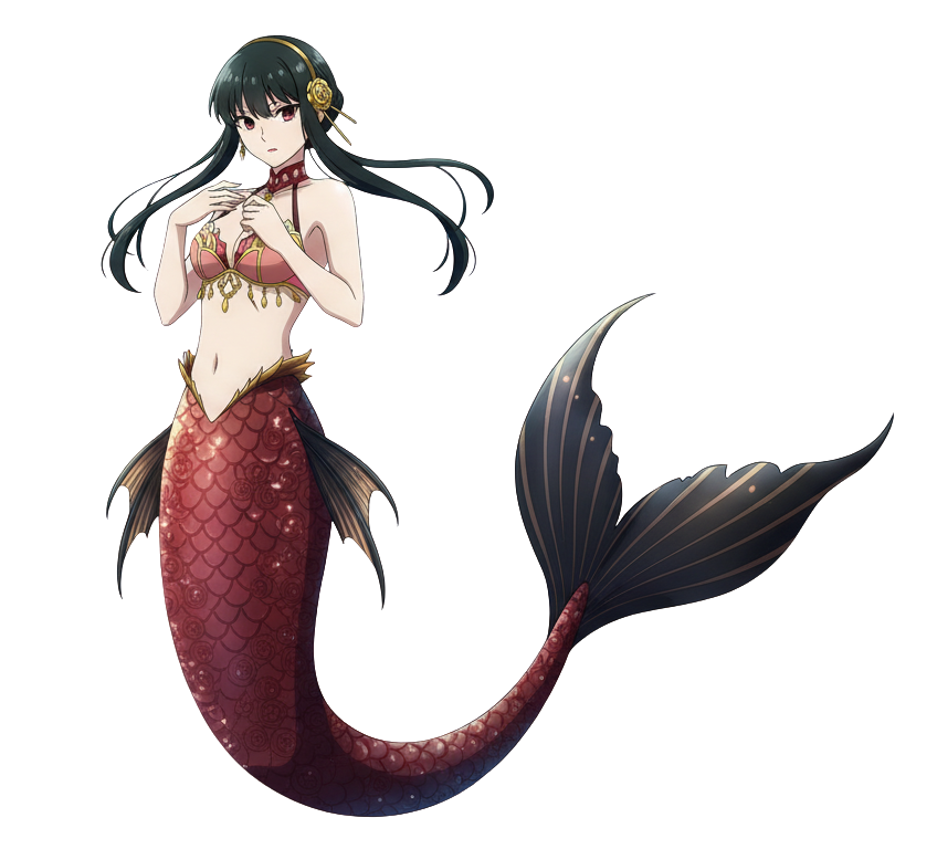 mermaid yor forger Blank Meme Template