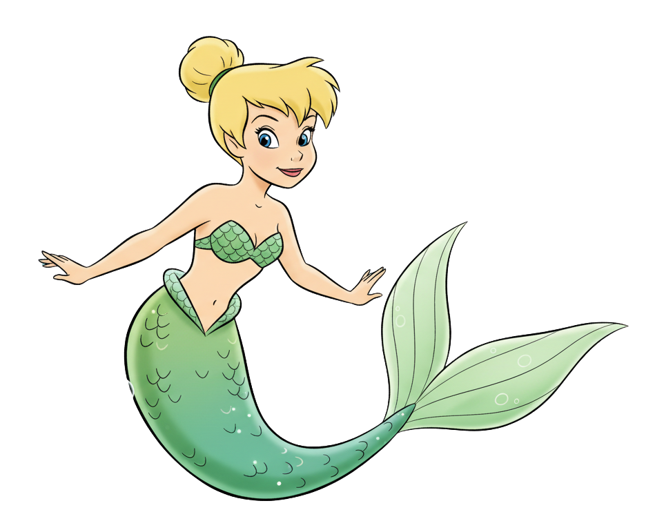 tinkerbell mermaid Blank Meme Template
