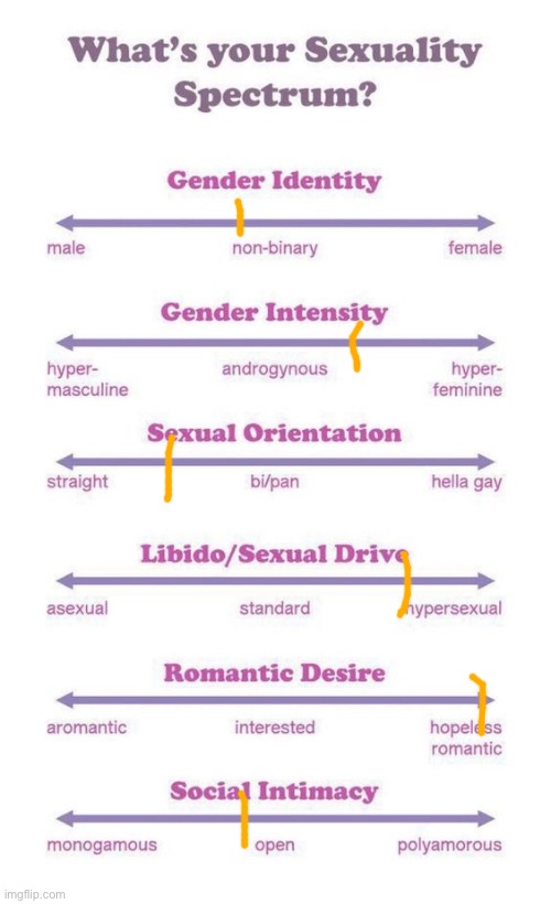 :p (i hate being so hypersexual sometimes and im not even as bad as my friend) | image tagged in what's your sexuality spectrum | made w/ Imgflip meme maker