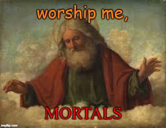 Natan says to thou, | image tagged in god | made w/ Imgflip meme maker