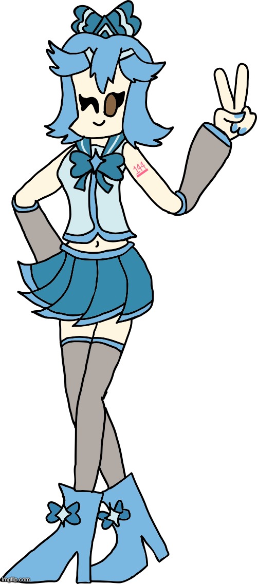 Cyurino Artica | image tagged in cyurino artica,vocaloid,pokemon | made w/ Imgflip meme maker